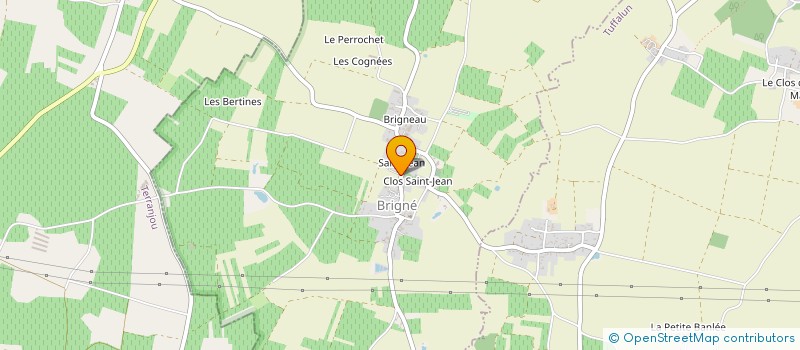 localisation de l'entreprise LES CUIVRES ET PERCUSSIONS DE L'ANJOU  DOUE-EN-ANJOU