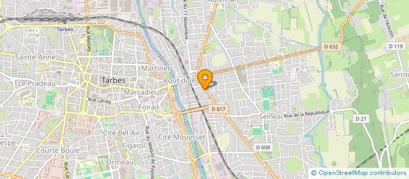 localisation de l'entreprise LES CULOTTEES  SEMEAC