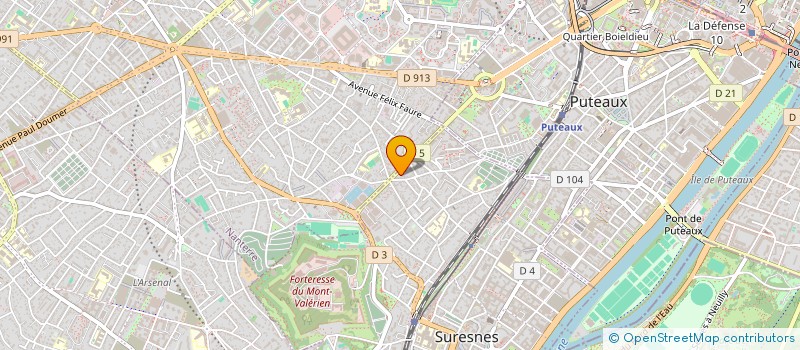 localisation de l'entreprise LES CULOTTES à SURESNES