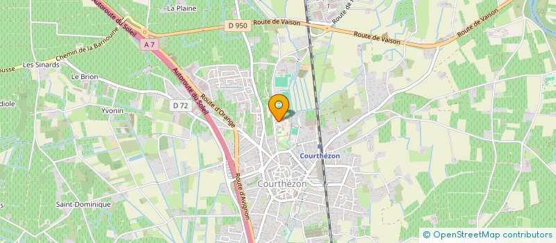 localisation de l'entreprise LES CULOTTES COURTH' à COURTHEZON