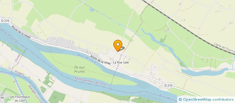 localisation de l'entreprise LES CULTIVATEURS EN HERBE  SAINT-GERMAIN-DES-PRES