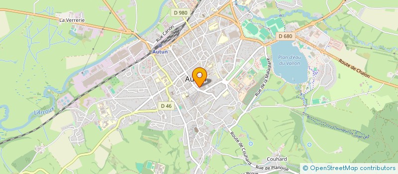 localisation de l'entreprise LES CURIEUSES  AUTUN