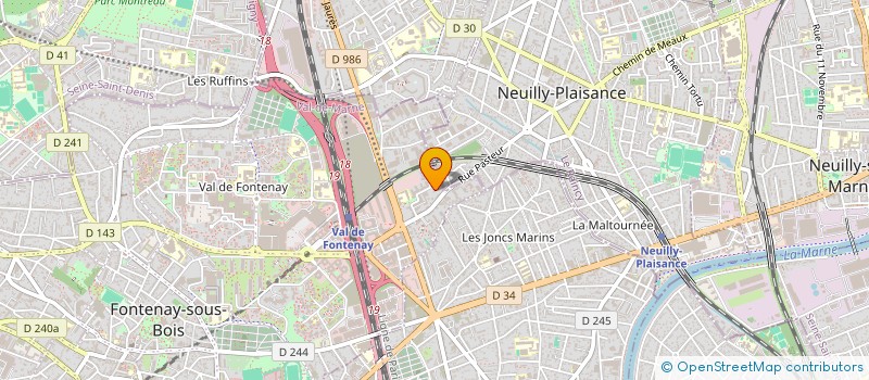 localisation de l'entreprise LES CURIEUSES EXPOSITIONS à FONTENAY-SOUS-BOIS