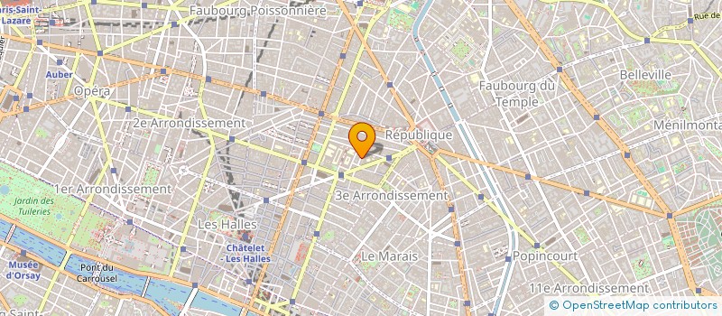 localisation de l'entreprise LES CURIEUX  PARIS