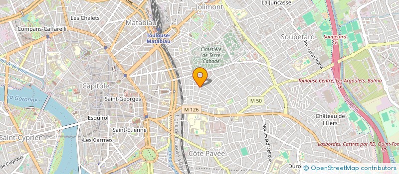 localisation de l'entreprise LES CURIOSITES à TOULOUSE