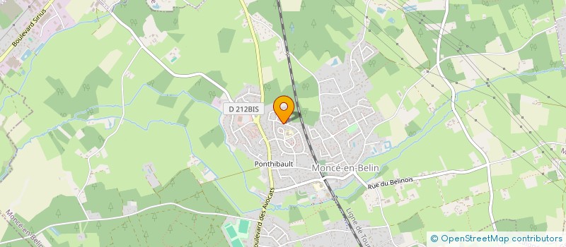 localisation de l'entreprise LES CUSPIDES  MONCE-EN-BELIN