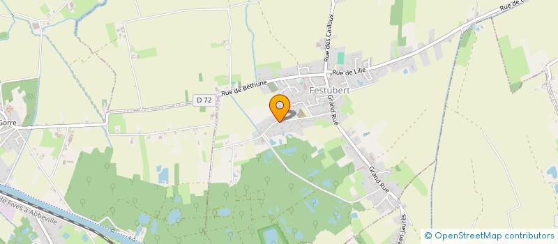 localisation de l'entreprise LES CUVELIERS DU ROY  FESTUBERT