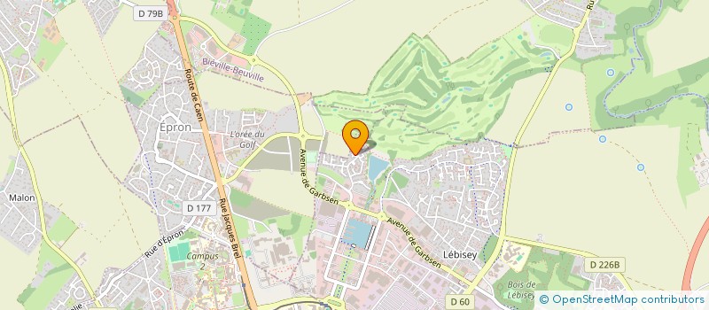 localisation de l'entreprise LES CYCLADES 2  HEROUVILLE-SAINT-CLAIR