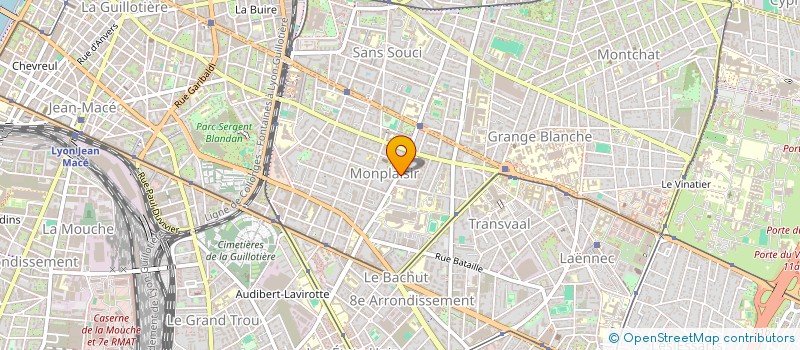 localisation de l'entreprise LES CYCLADES  LYON