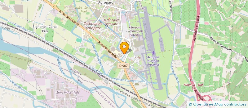 localisation de l'entreprise LES CYCLADES  AVIGNON