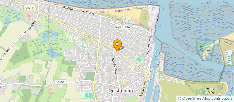 localisation de l'entreprise LES CYCLAMENS  OUISTREHAM