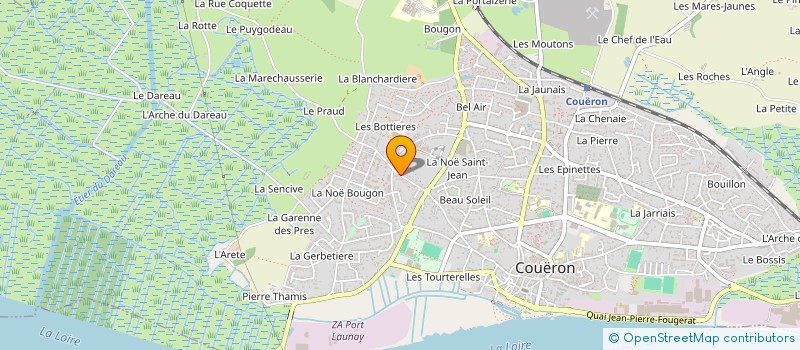 localisation de l'entreprise LES CYCLES DU MARAIS à COUERON