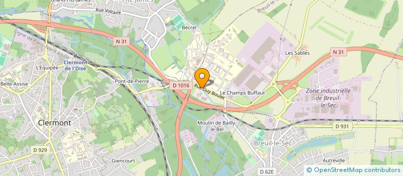 localisation de l'entreprise LES CYCLISTES EN HERBE  BREUIL-LE-SEC