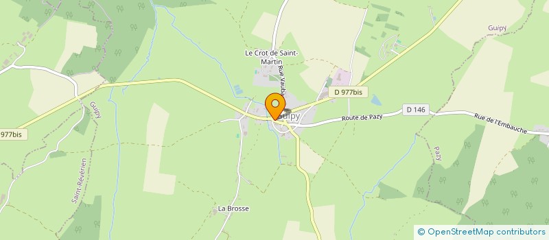 localisation de l'entreprise LES CYCLONES à GUIPY
