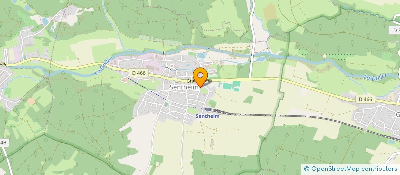 localisation de l'entreprise LES CYCLOS DE LA DOLLER  SENTHEIM