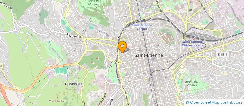 localisation de l'entreprise LES CYCLOS DU CERVEAU à SAINT-ETIENNE