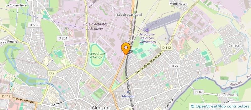 localisation de l'entreprise LES CYCLOTOURISTES ALENCONNAIS à ALENCON