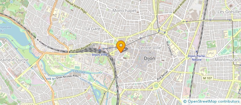 localisation de l'entreprise LES CYCLOTOURISTES BOURGUIGNON à DIJON