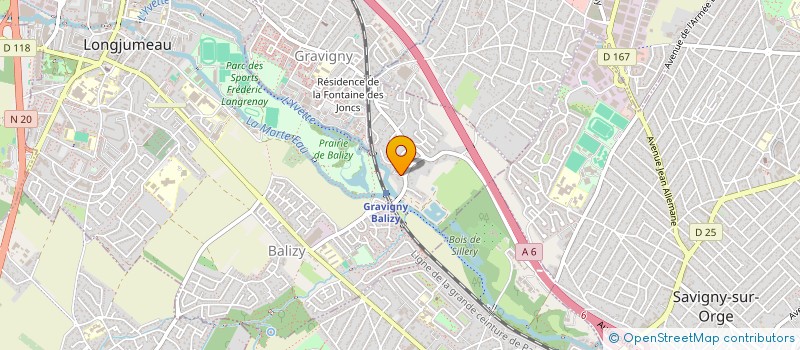 localisation de l'entreprise LES CYCLOTOURISTES LONGJUMELLOIS à LONGJUMEAU