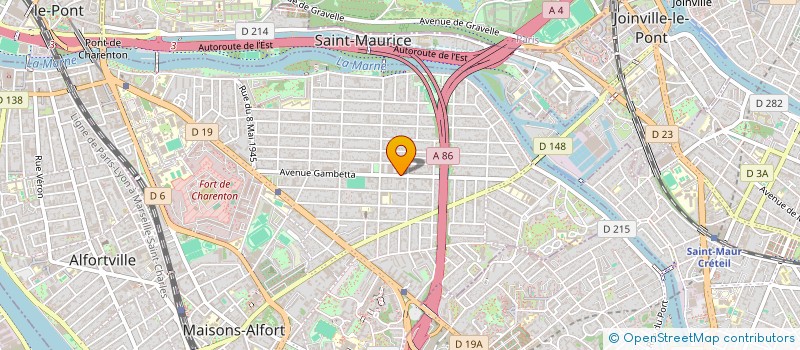 localisation de l'entreprise LES CYGNES à MAISONS-ALFORT