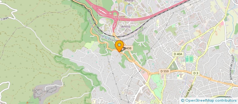 localisation de l'entreprise LES CYGNES  LA CIOTAT