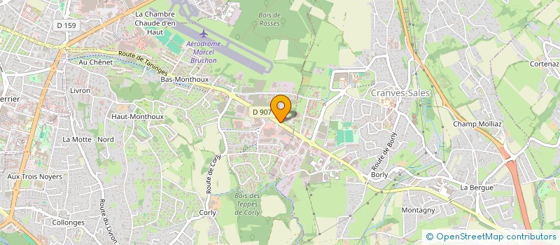 localisation de l'entreprise LES CYGNES à VETRAZ-MONTHOUX