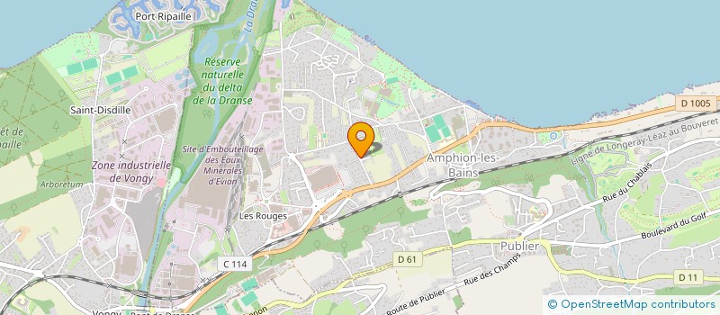 localisation de l'entreprise LES CYGNES & CO  PUBLIER