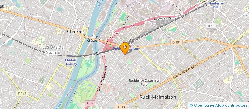 localisation de l'entreprise LES CYGNES DE MOTTEUX à RUEIL-MALMAISON