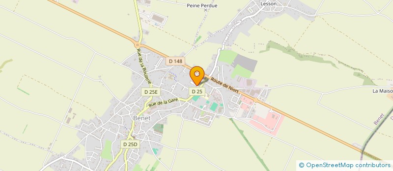 localisation de l'entreprise LES CYGNES SAUVAGES  BENET