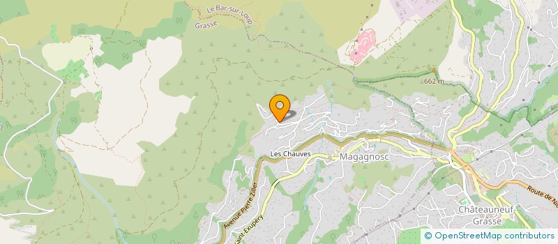 localisation de l'entreprise LES CYPRES à GRASSE