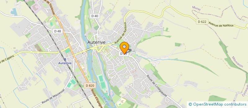 localisation de l'entreprise LES CYPRES  AUTERIVE