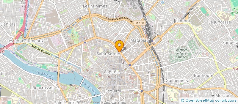 localisation de l'entreprise LES CYPRES à TOULOUSE