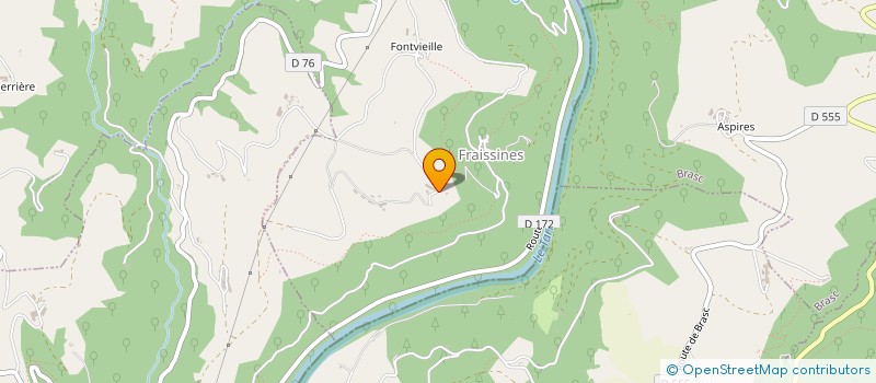 localisation de l'entreprise LES CYPRES  FRAISSINES