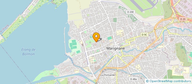 localisation de l'entreprise LES CYPRES BLEUS MARIGNANE à MARIGNANE
