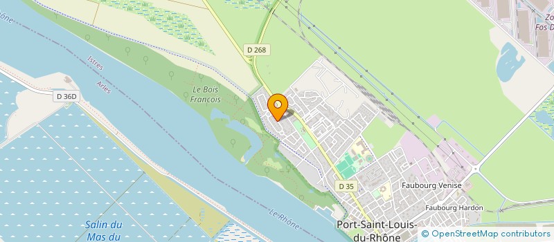 localisation de l'entreprise LES CYPRES DU PONANT à PORT-SAINT-LOUIS-DU-RHONE