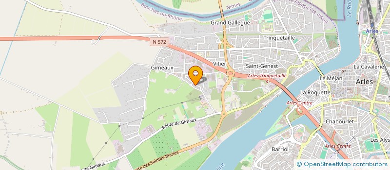 localisation de l'entreprise LES CYTELES  ARLES