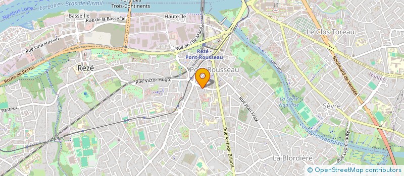 localisation de l'entreprise LES CYTISES  REZE