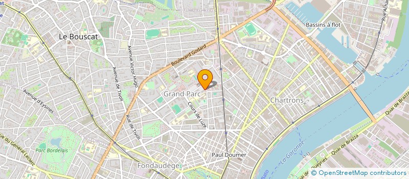 localisation de l'entreprise LES D DU COEUR  BORDEAUX