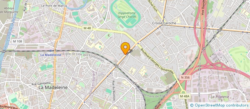 localisation de l'entreprise LES DAHUS à MARCQ-EN-BARŒUL