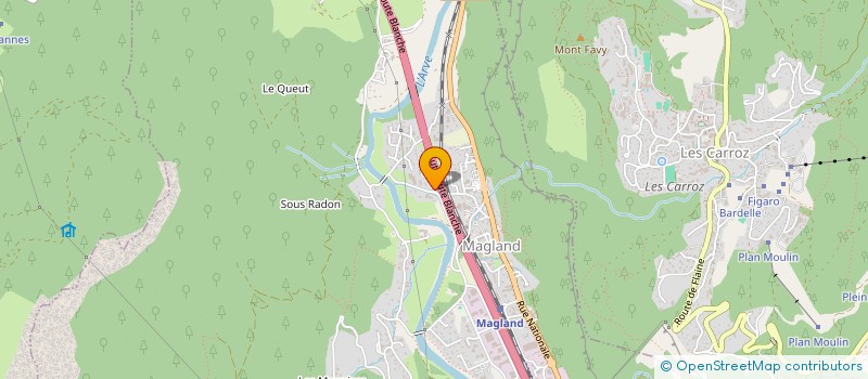 localisation de l'entreprise LES DAHUS  MAGLAND