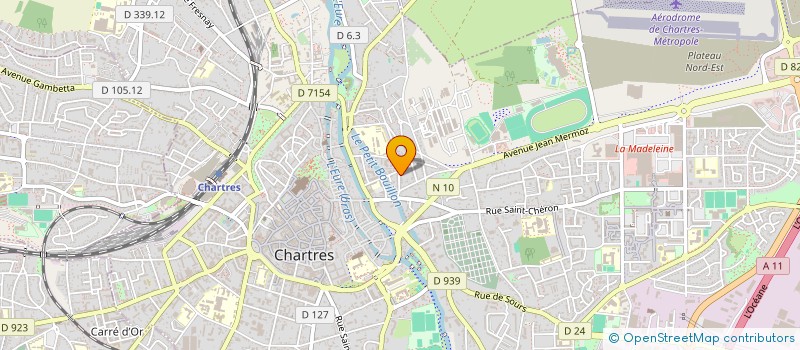 localisation de l'entreprise LES DAHUS DES CLOCHERS CHARTRES V.T.T. à CHARTRES