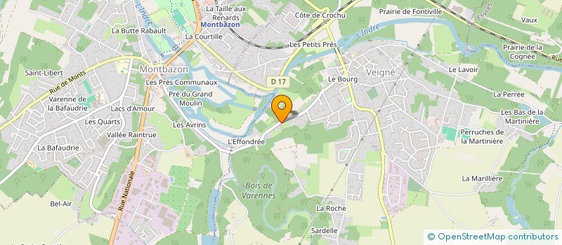localisation de l'entreprise LES DALCOS à VEIGNE