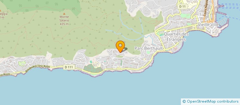 localisation de l'entreprise LES DALTONS à AJACCIO