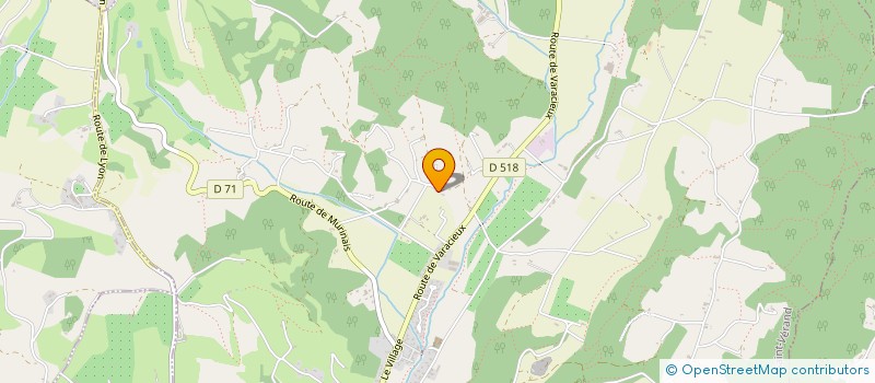 localisation de l'entreprise LES DAM'S  SAINT-VERAND