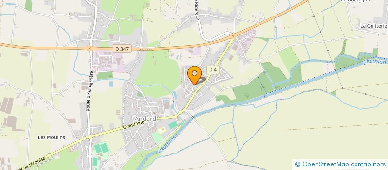 localisation de l'entreprise LES DAM'ZELLES D'ANJOU à LOIRE-AUTHION