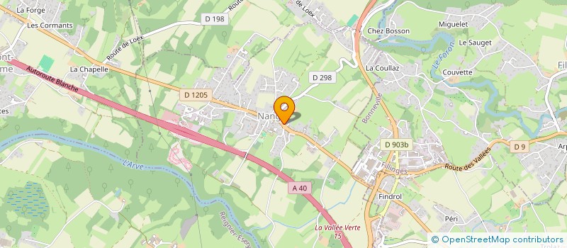 localisation de l'entreprise LES DAMES 2 FER  NANGY