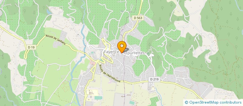 localisation de l'entreprise LES DAMES DE LA MERCI à FAYENCE