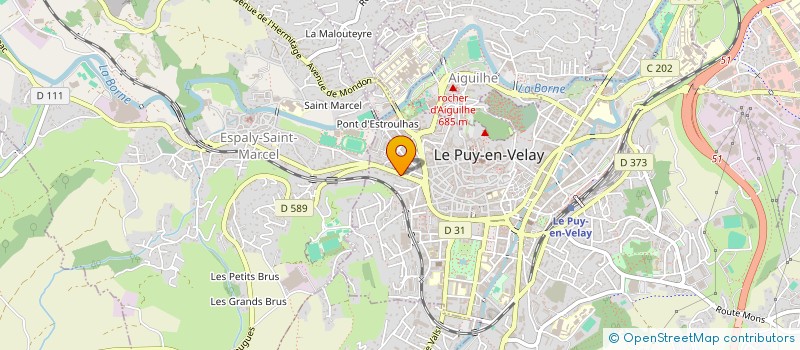 localisation de l'entreprise LES DAMES DU PONT  LE PUY-EN-VELAY