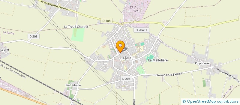 localisation de l'entreprise LES DAMES EN BLEU  LA JARRIE