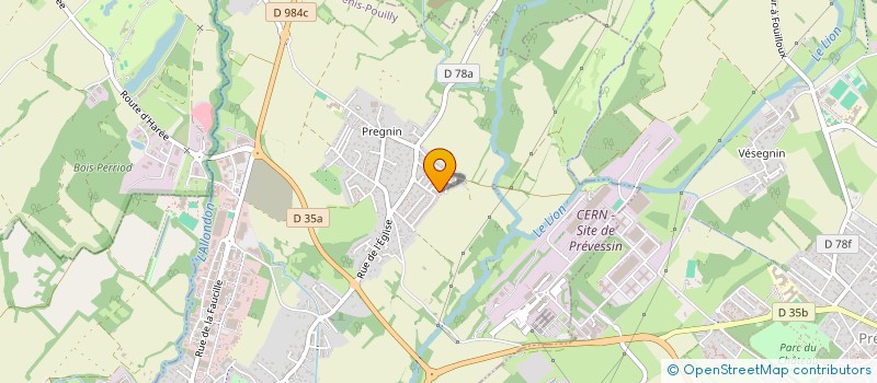 localisation de l'entreprise LES DAMES LITTERAIRES à SAINT-GENIS-POUILLY